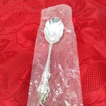 Sugar Spoon Oneida BAROQUE ROSE Silver Plate 1881 Rogers Flatware New - $9.98