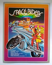 Space Riders Pinball Flyer Original 1977  Foldout Retro Science Fiction ... - £48.93 GBP
