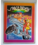 Space Riders Pinball Flyer Original 1977  Foldout Retro Science Fiction ... - £48.65 GBP