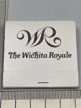 Vintage Matchbook Cover  W R  The Wichita Royal  Restaurant &amp; Club  gmg Unstruck - £9.78 GBP