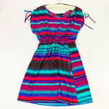 Apricot Lane Collection Colorful Striped Dress Wms Size M - £13.01 GBP