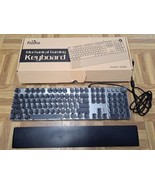 Fiodio Retro Mechanical Gaming Keyboard with Blue Switches F-2088BL (Ope... - $35.53