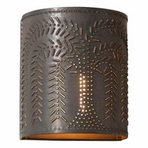 Willow Sconce Light in Kettle Black Tin image 2