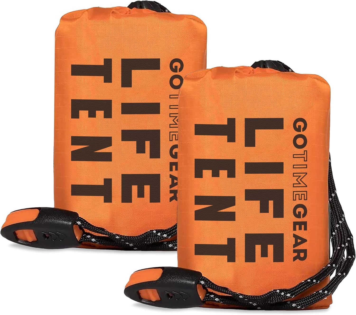 Go Time Gear Survival Life Tent • 2 Person Mylar Emergency Shelter Tube ... - $44.97