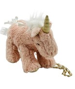 Pink Unicorn Shaped Girls Plush Purse Gold Tone Strap Toby Enterprises 7... - $12.19