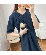 Mother Day gift A Simple Breast feeding T Shirt Dress Casual Simple Wome... - £19.11 GBP