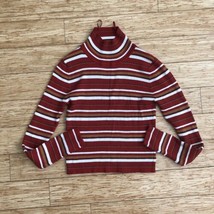Pink Republic Crop Top sweater large Striped Long Sleeve - £8.42 GBP