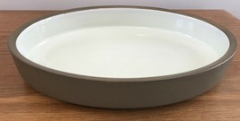 Mid Century Denby Camelot Dark Green 10&quot; Low Oval Vegetable Serving Bowl... - $56.09