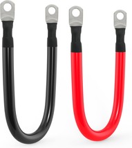 2 Pcs. (1 Foot) 1/0 Awg Gauge Battery Cable Power Inverter Cables For Solar - $37.18