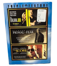 The Italian Job/Primal Fear/The Score (DVD, 2007, 3-Disc Set, Widescreen) - £12.53 GBP
