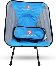 The Scarlet Macaw Camping Chairs And Beach Chairs Folding Lightweight –, Blue. - £37.71 GBP