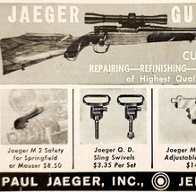 1968 Paul Jaeger Inc Gunsmithing Jenkintown Penn Advertisement Hunting E91E - $19.99