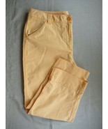 Talbots pants cropped Capri Size 16 peach melon flat front inseam 23-1/2&quot; - $17.59