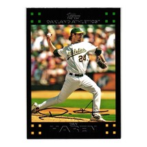 2007 Topps Baseball Card Collector Dan Haren 424 Oakland Athletics - £2.37 GBP