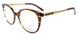 Vera Wang Bergee TA Women&#39;s Eyeglasses Frames 50-18-135 Brown w/ Crystals - £33.94 GBP