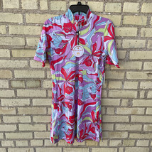 TAIL Fun In The Sun UPF 50 Zaya Golf Dress 1/4 Zip Psychedelic Print NWT... - £32.01 GBP
