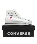 Converse Chuck Taylor All Star HI Lift Made with Love Women&#39;s Sz 9.5 NEW... - $114.95