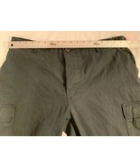 MENS TRU-SPEC BLACK TACTICAL CARGO LARGE 38&quot; X 30&quot; BUTTON FLY COTTON BLE... - $438.57 MXN