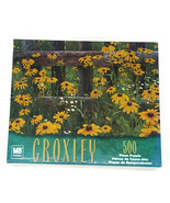 NOS MB Hasbro Croxley Black-Eyed Susan 500 Pc Jigsaw Puzzle Floral Flowe... - $16.48