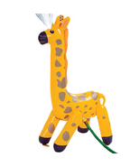 NEW Inflatable Giraffe Water Sprinkler yellow PVC 33 in. fits standard h... - $9.95