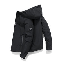 2021 Men Spring Autumn Casual Solid Fashion Slim Bomber Jacket Men Overcoat New  - £151.52 GBP