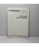 COMMODORE 1802 Color Monitor User&#39;s Guide vintage computer reference book - $93.65 MXN