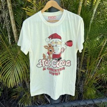 Rudolph Reindeer Christmas T-shirt Santa Adult Large New - $9.89