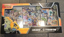 Pokemon TCG Lucario V &amp; Tyranitar V Heavy Hitters Premium Collection - £63.22 GBP