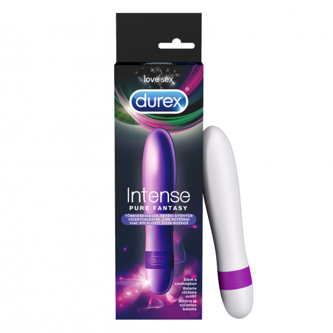 Durex Intense Pure Fantasy Vibrator - elegant massage device - $59.95