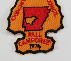 Vintage 1974 Ouachita Council Fall Camporee Arrowhead Boy Scouts BSA Camp Patch - £9.40 GBP