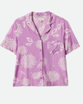 Brixton Bunker Garden Floral Boyfriend Camp Button Up Short Sleeve Shirt... - $43.49