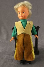 Vintage W Germany Dancing Doll TANZ Puppe Key Wind Up Cowboy Sheriff Costume - £14.37 GBP
