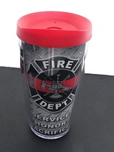 Fire Department Thermos Travel Cup Mug 16 oz Made in the USA - $14.19