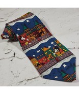 MICKEY UNLIMITED Neck tie Balancine Inc DISNEY Mickey and Pluto Los Ange... - $11.88