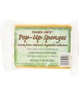 Trader Joe’s Eco Pop-Up Sponges, Biodegradable &amp; Reusable, 12 Sponges, 1... - $21.89 CAD