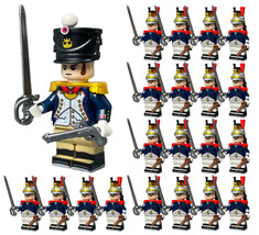 21pcs Officer &amp; French Cuirassiers Infantry Napoleonic War Custom Minifigure Set - $30.89