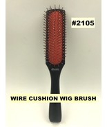 ANNIE WIRE CUSHION WIG BRUSH #2105 WIG WEAVING BRUSH SHORT LIFTING 8.5&quot;x... - $2.59