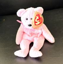 Ty Beanie Babies Baby Girl Bear - Pink Plush, 2002 with Tag - $12.86