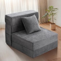 Homfine Folding Sofa Bed - Convertible Sleeper Chair With Pillow, Fold O... - $168.95