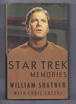 Star Trek Memories by William Shatner Hardcover book - £7.75 GBP