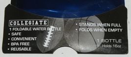 Collegiate Licensed North Carolina Tar Heels Reusable Foldable Water Bottle image 3