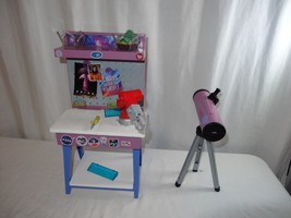 American Girl Doll Luciana&#39;s Maker Station Mega Construx + Telescope +Tripod - £55.87 GBP