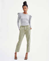 7 for All Mankind Women&#39;s Slim Jogger in Military Green-Size 34 - £68.71 GBP