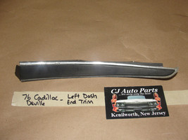 Oem 1976 76 Cadillac Deville Left Driver Side Dash End Center Trim #1603020 - £19.12 GBP