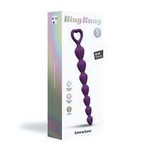 Love to Love Bing Bang Silicone Anal Beads Violet S - £17.27 GBP