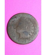 1865 Indian Head Cent Penny Scarce Early Type Coin Exact Coin Pictured 196 - $9.99