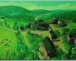 Artist Concept Hopewell Village National Site Birdsboro PA Chrome Postca... - $10.84