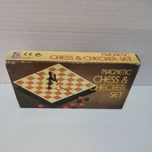 VTG Pocket Magnetic Chinese Checkers w/ Box – Camping &amp; Travel Mini Game Set NIB - £7.44 GBP