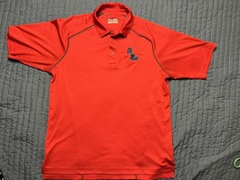 Under Armour Heat Gear Ole Miss Rebels Mens Short Sleeve Sports Polo Shi... - $12.00