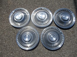 Factory original 1964 Pontiac Catalina Bonneville 14 inch hubcaps wheel covers - £65.91 GBP